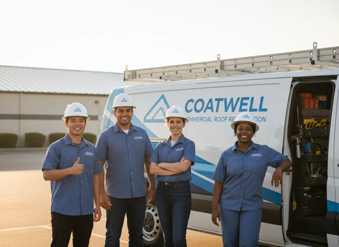 Commercial roof coating company in James City, PA